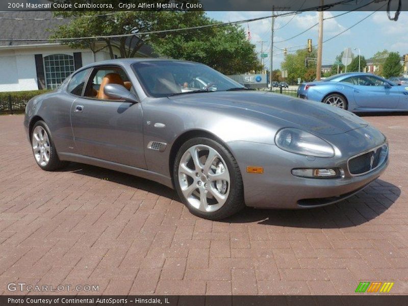 Grigio Alfieri Metallic / Cuoio 2004 Maserati Coupe Cambiocorsa