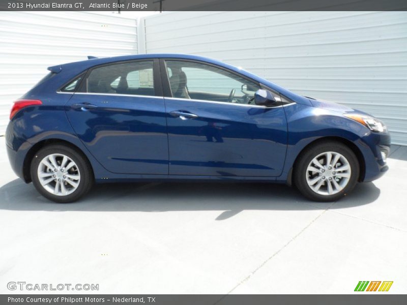 Atlantic Blue / Beige 2013 Hyundai Elantra GT