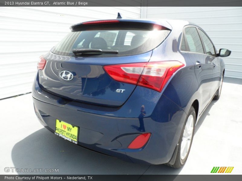 Atlantic Blue / Beige 2013 Hyundai Elantra GT