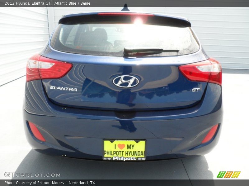 Atlantic Blue / Beige 2013 Hyundai Elantra GT