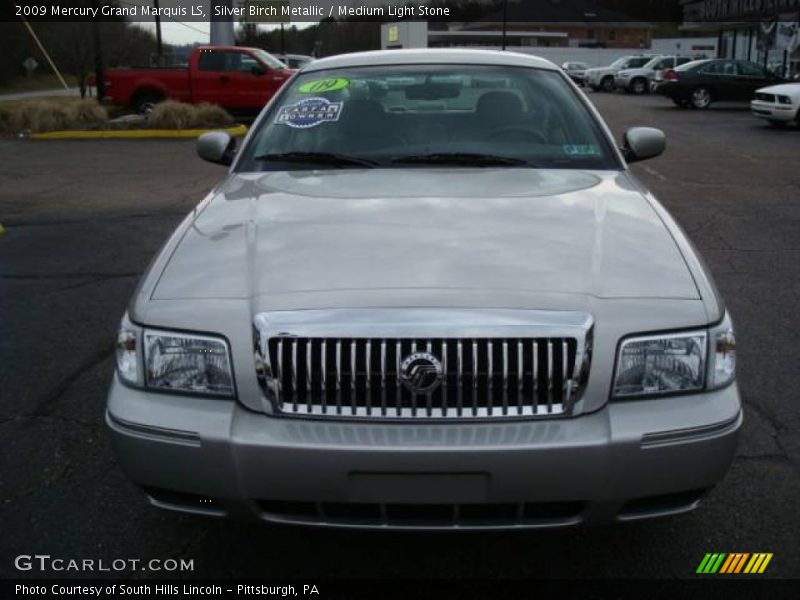 Silver Birch Metallic / Medium Light Stone 2009 Mercury Grand Marquis LS