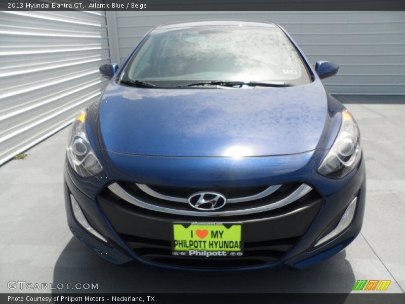 Atlantic Blue / Beige 2013 Hyundai Elantra GT