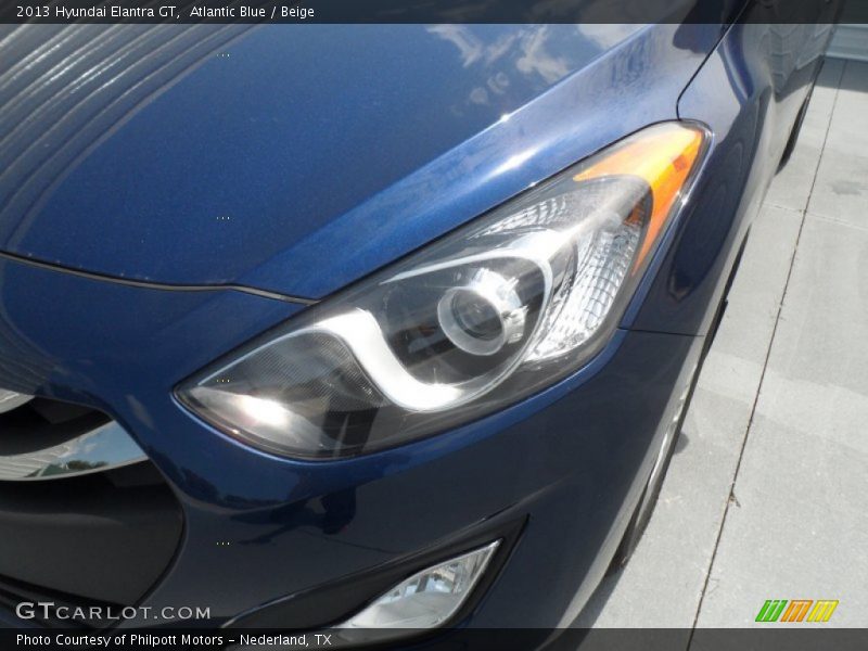 Atlantic Blue / Beige 2013 Hyundai Elantra GT