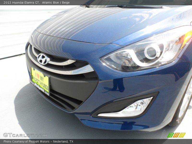 Atlantic Blue / Beige 2013 Hyundai Elantra GT