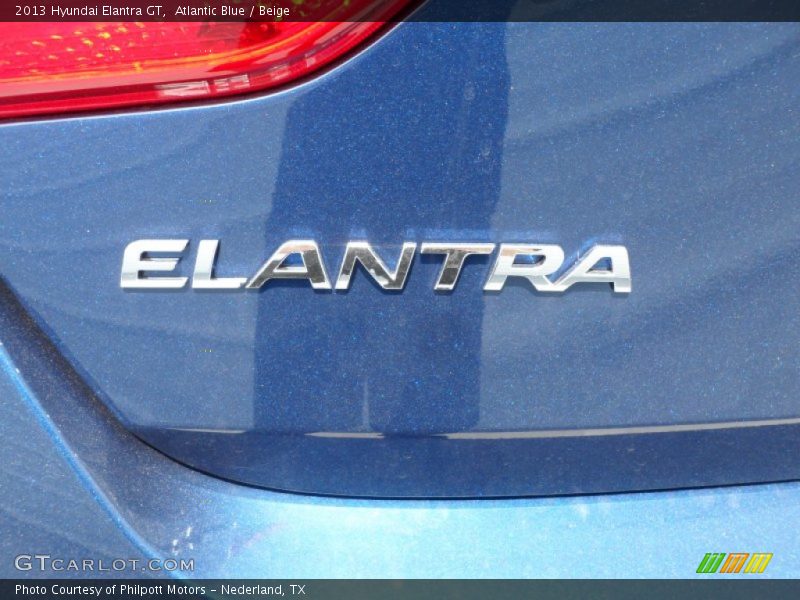 Atlantic Blue / Beige 2013 Hyundai Elantra GT