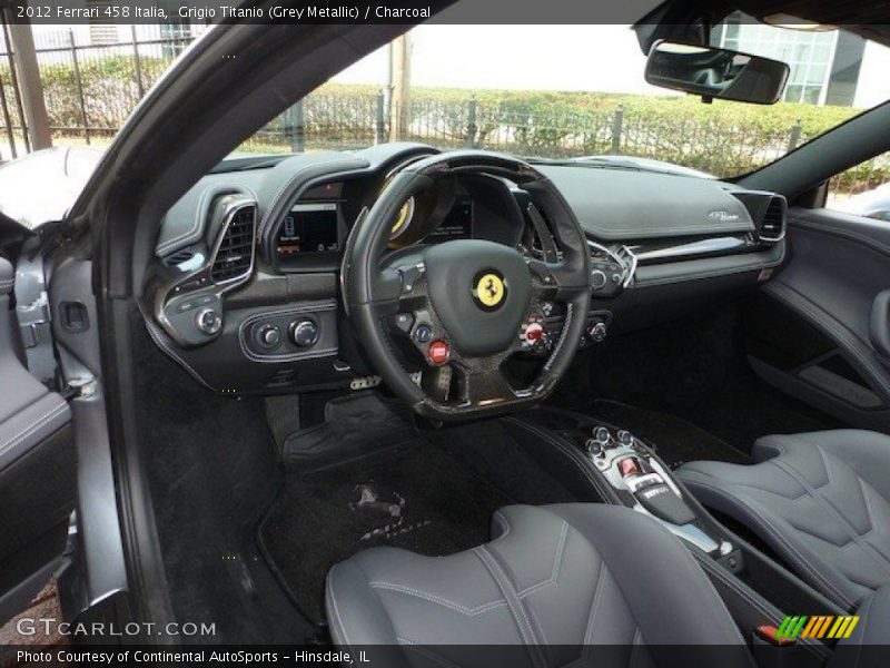 Charcoal Interior - 2012 458 Italia 