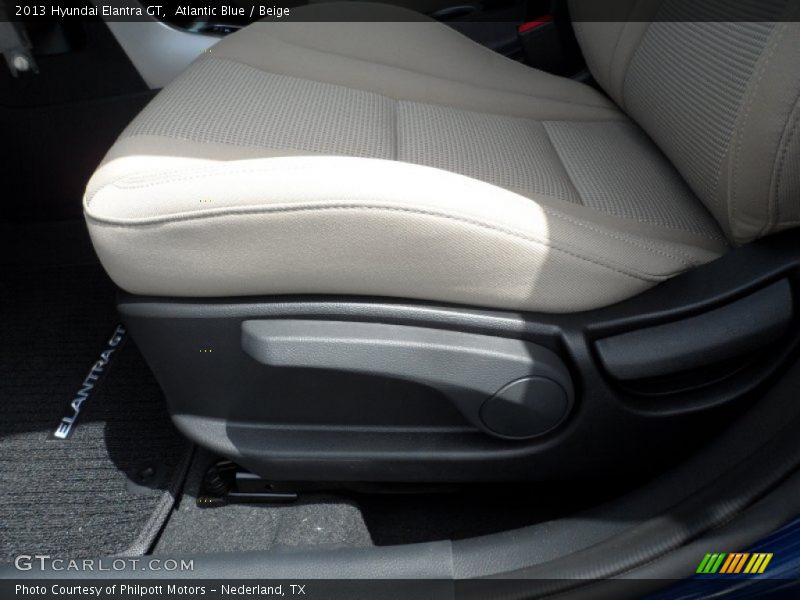 Atlantic Blue / Beige 2013 Hyundai Elantra GT