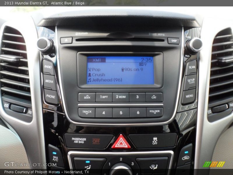 Atlantic Blue / Beige 2013 Hyundai Elantra GT