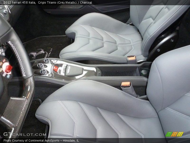  2012 458 Italia Charcoal Interior