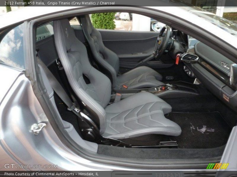  2012 458 Italia Charcoal Interior