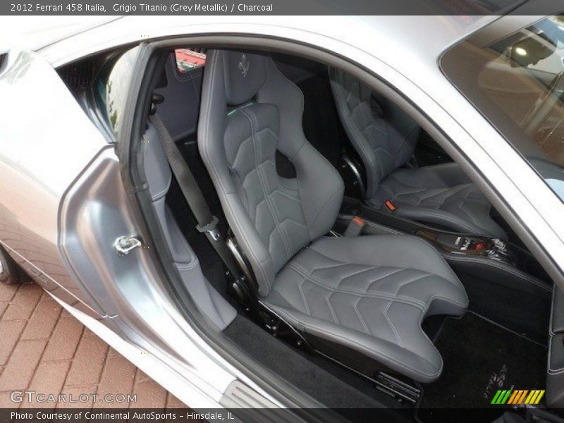 Front Seat of 2012 458 Italia