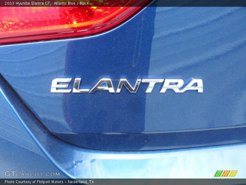 Atlantic Blue / Black 2013 Hyundai Elantra GT