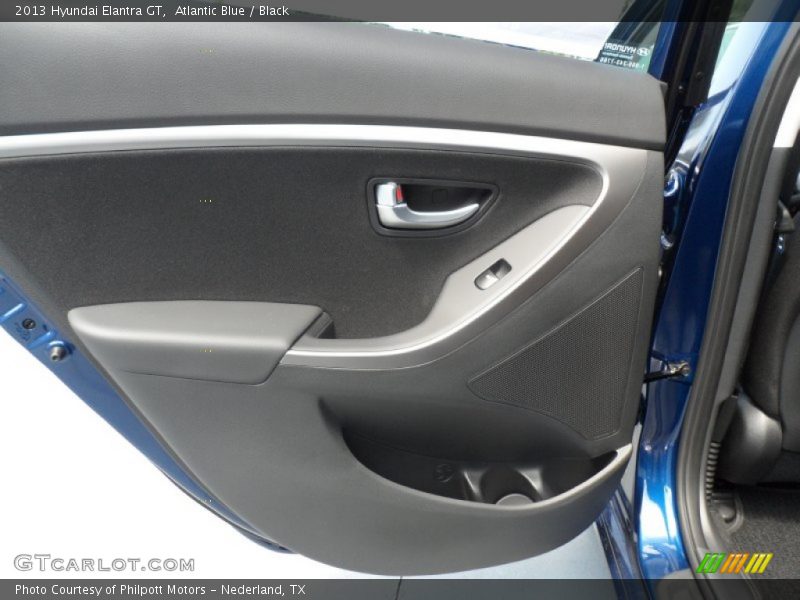 Atlantic Blue / Black 2013 Hyundai Elantra GT