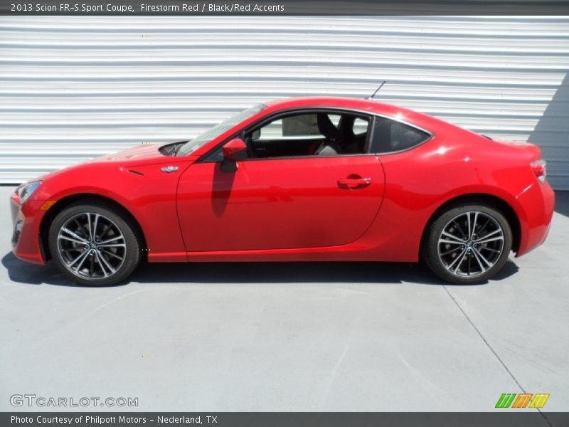 Firestorm Red / Black/Red Accents 2013 Scion FR-S Sport Coupe