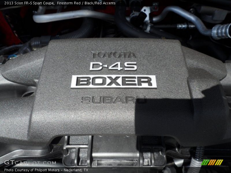  2013 FR-S Sport Coupe Engine - 2.0 Liter DOHC 16-Valve VVT D-4S Flat 4 Cylinder