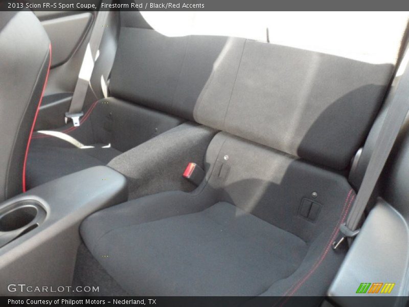 Rear Seat of 2013 FR-S Sport Coupe
