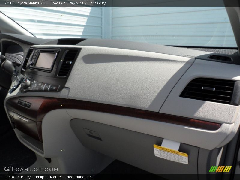 Predawn Gray Mica / Light Gray 2012 Toyota Sienna XLE