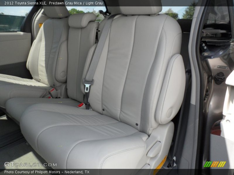 Predawn Gray Mica / Light Gray 2012 Toyota Sienna XLE