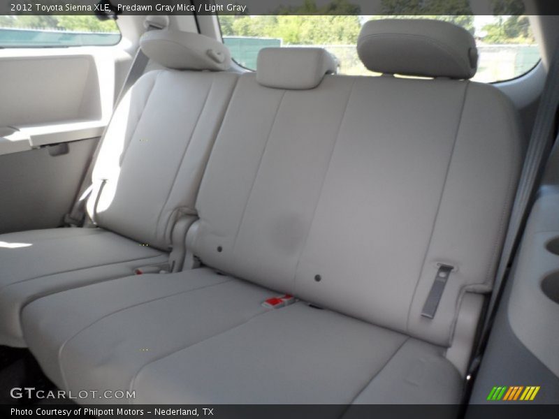 Predawn Gray Mica / Light Gray 2012 Toyota Sienna XLE