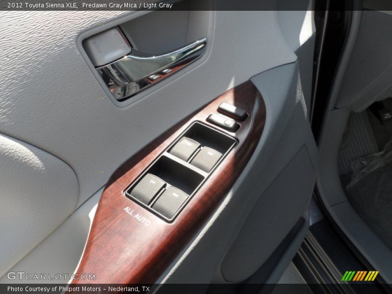 Predawn Gray Mica / Light Gray 2012 Toyota Sienna XLE
