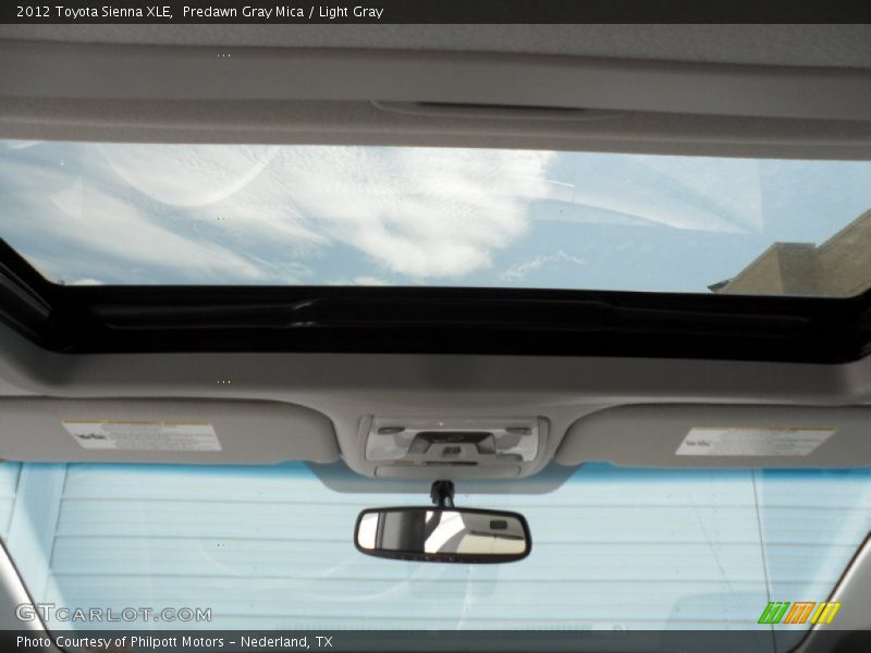 Predawn Gray Mica / Light Gray 2012 Toyota Sienna XLE