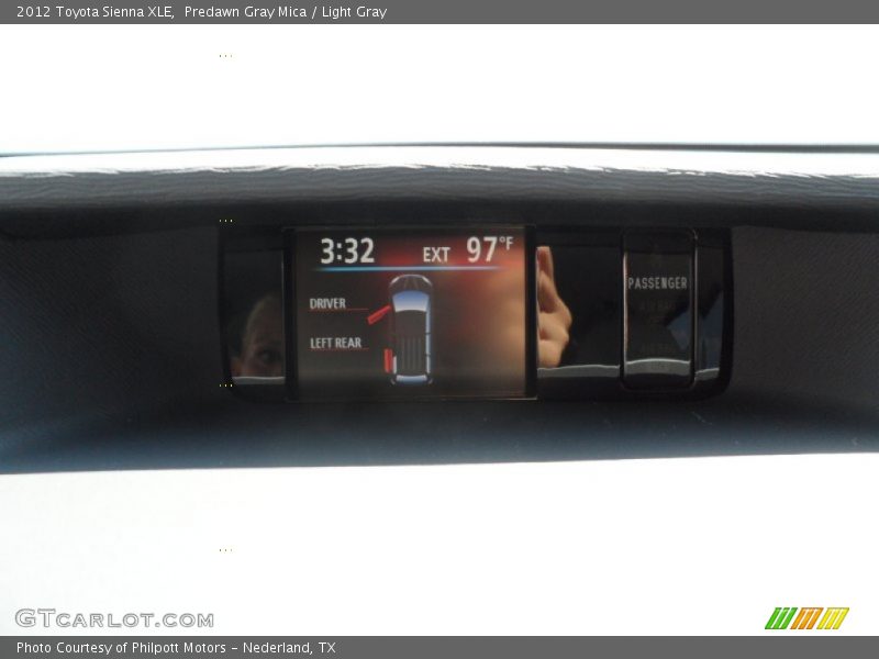 Predawn Gray Mica / Light Gray 2012 Toyota Sienna XLE