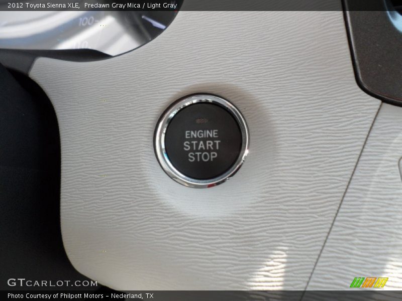 Predawn Gray Mica / Light Gray 2012 Toyota Sienna XLE