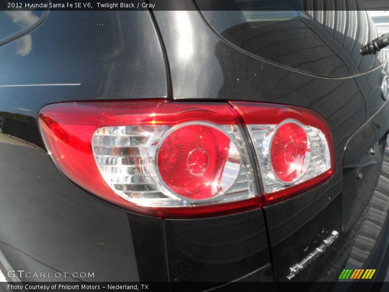 Twilight Black / Gray 2012 Hyundai Santa Fe SE V6
