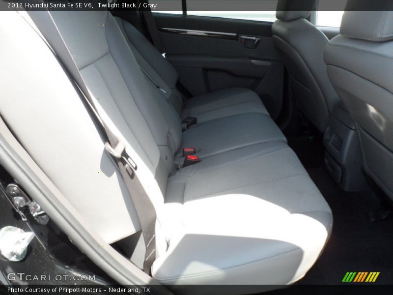 Twilight Black / Gray 2012 Hyundai Santa Fe SE V6