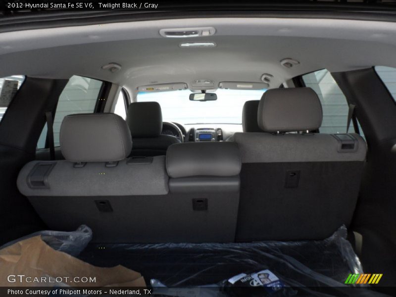 Twilight Black / Gray 2012 Hyundai Santa Fe SE V6