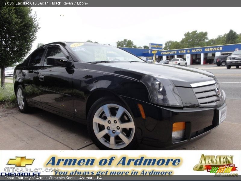 Black Raven / Ebony 2006 Cadillac CTS Sedan