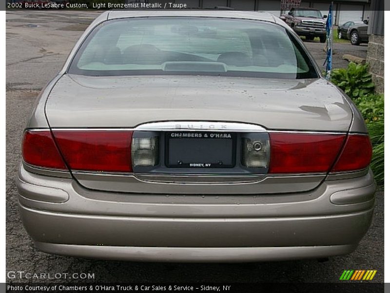 Light Bronzemist Metallic / Taupe 2002 Buick LeSabre Custom