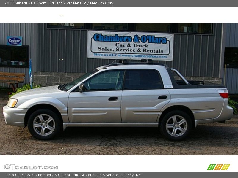 Brilliant Silver Metallic / Medium Gray 2005 Subaru Baja Sport