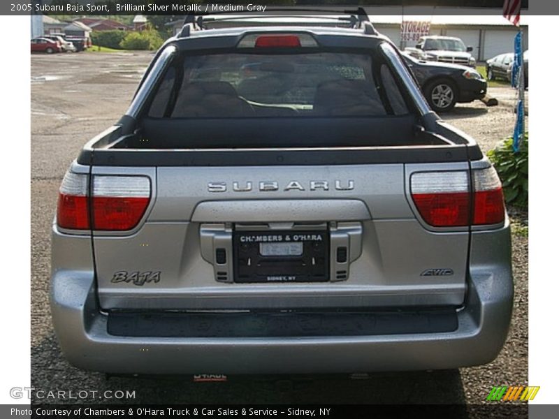 Brilliant Silver Metallic / Medium Gray 2005 Subaru Baja Sport