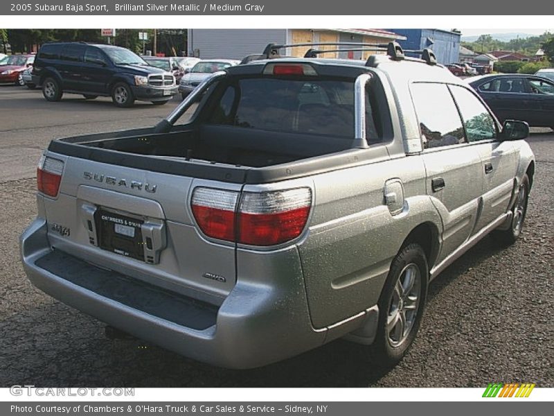 Brilliant Silver Metallic / Medium Gray 2005 Subaru Baja Sport