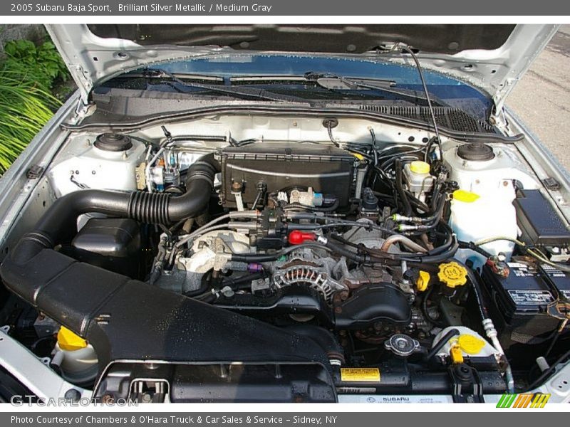 Brilliant Silver Metallic / Medium Gray 2005 Subaru Baja Sport