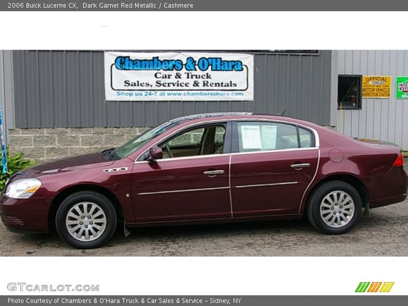 Dark Garnet Red Metallic / Cashmere 2006 Buick Lucerne CX