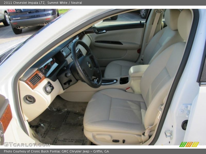 Front Seat of 2011 Impala LTZ