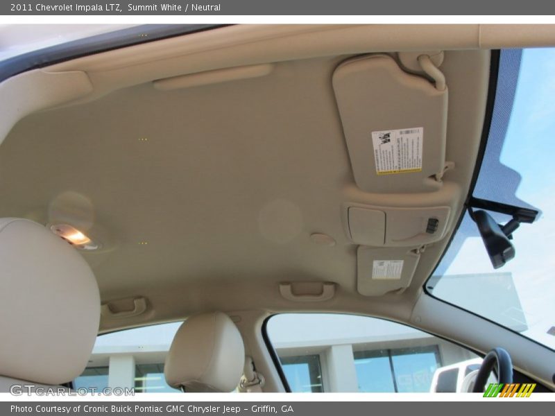 Summit White / Neutral 2011 Chevrolet Impala LTZ