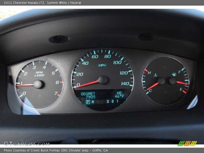  2011 Impala LTZ LTZ Gauges