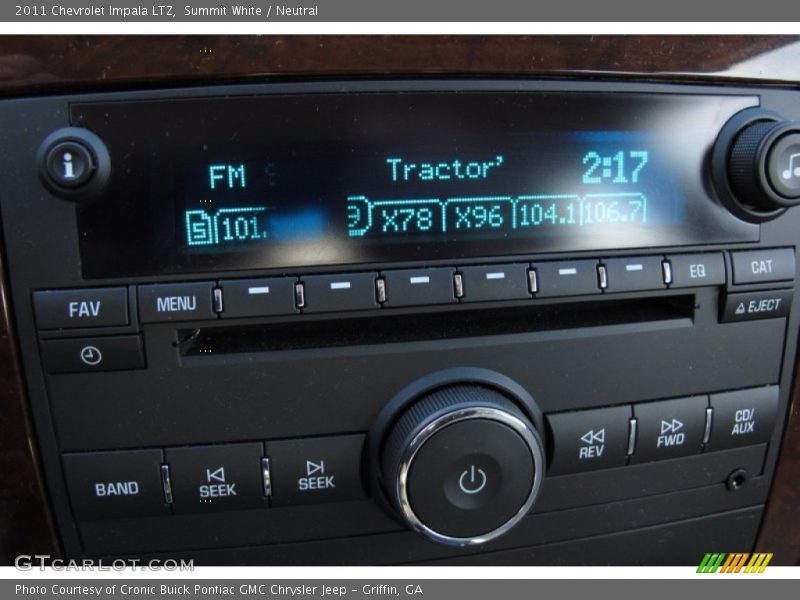 Audio System of 2011 Impala LTZ