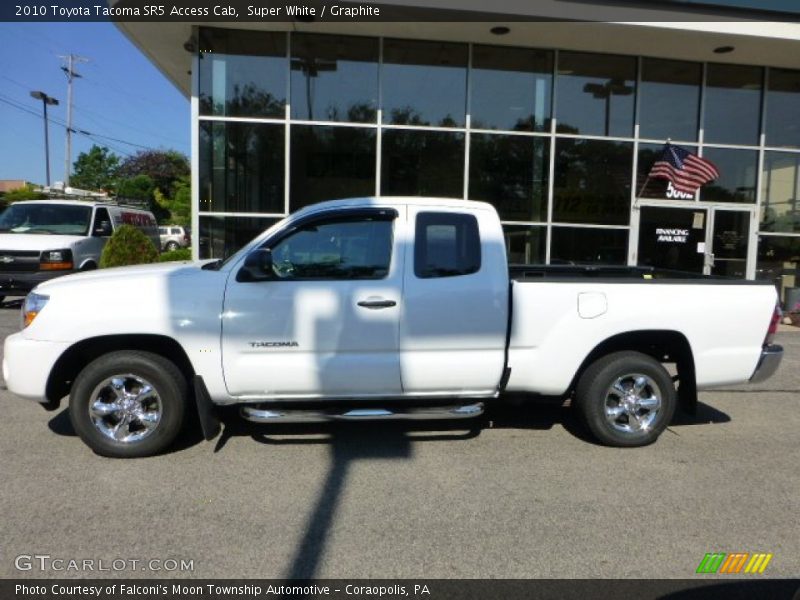 Super White / Graphite 2010 Toyota Tacoma SR5 Access Cab