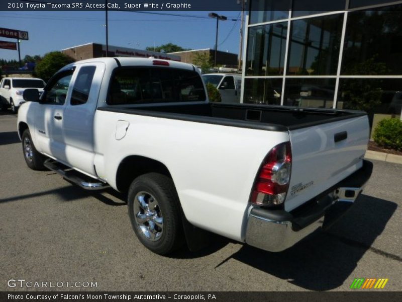 Super White / Graphite 2010 Toyota Tacoma SR5 Access Cab