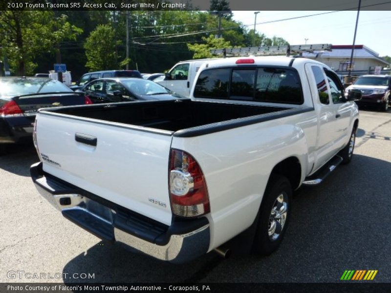 Super White / Graphite 2010 Toyota Tacoma SR5 Access Cab