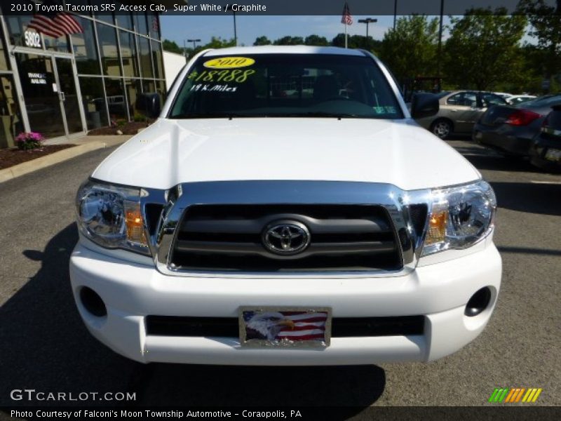 Super White / Graphite 2010 Toyota Tacoma SR5 Access Cab