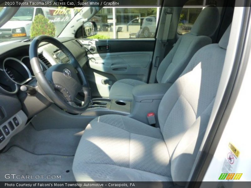 Super White / Graphite 2010 Toyota Tacoma SR5 Access Cab