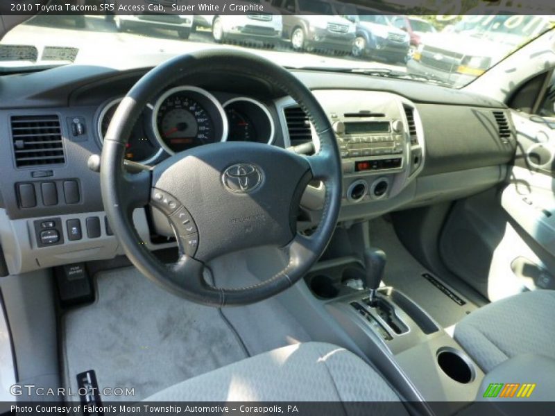 Super White / Graphite 2010 Toyota Tacoma SR5 Access Cab