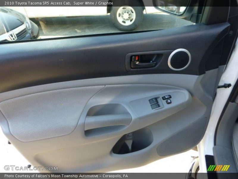 Super White / Graphite 2010 Toyota Tacoma SR5 Access Cab