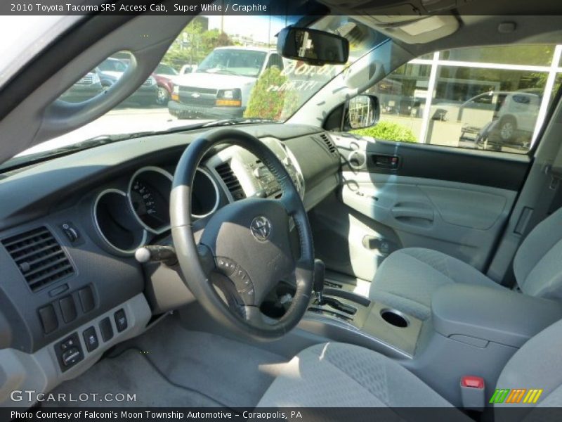 Super White / Graphite 2010 Toyota Tacoma SR5 Access Cab