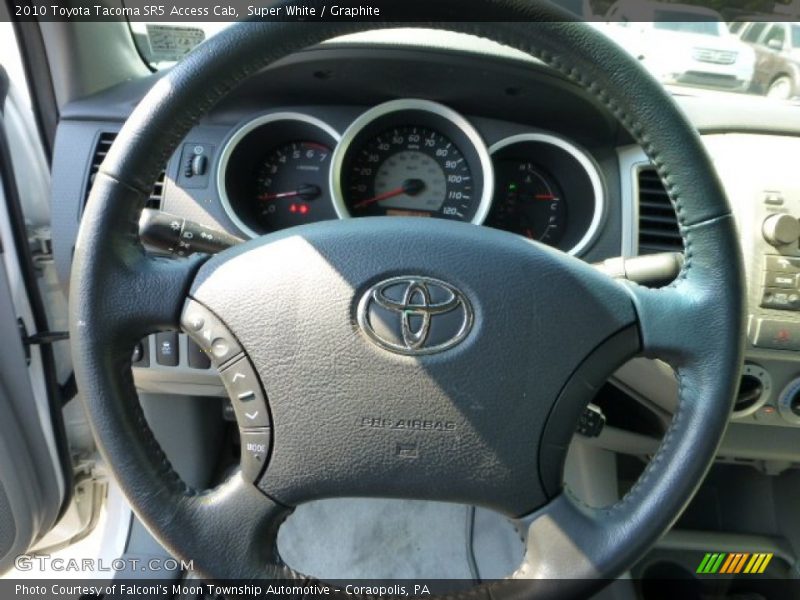 Super White / Graphite 2010 Toyota Tacoma SR5 Access Cab